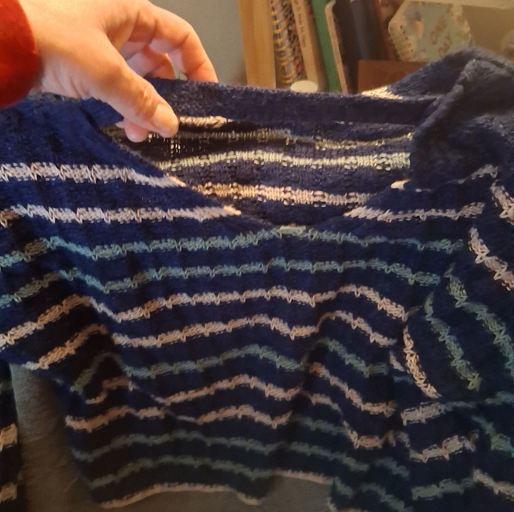 Striped Blue and White Sweater